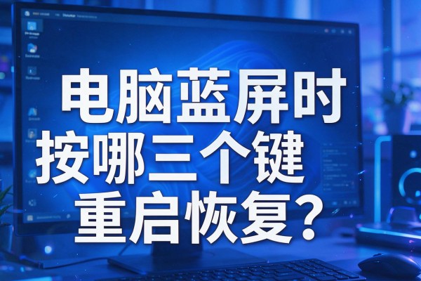 电脑蓝屏时按哪三个键重启恢复?