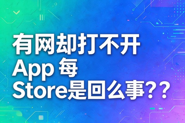 有网却打不开App Store是怎么回事？