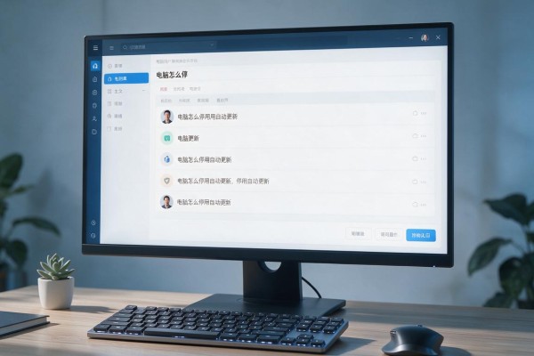 电脑怎么停用自动更新