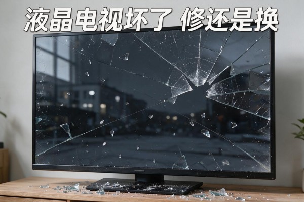 液晶电视屏坏了修还是换