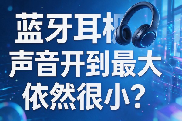 蓝牙耳机声音开到最大依然很小?