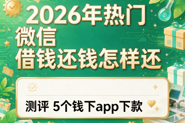 2026年热门微信借钱还钱怎样还，测评5个钱下app下款