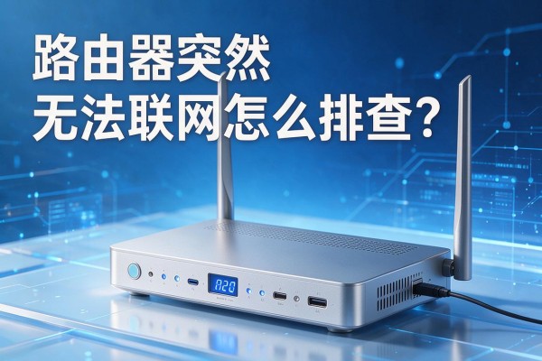 路由器突然无法联网怎么排查?