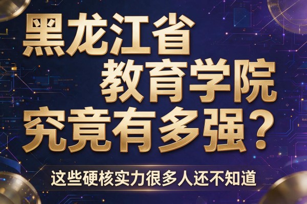 黑龙江省教育学院究竟有多强？这些硬核实力很多人还不知道
