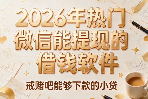 2026年热门微信能提现的借钱软件，戒赌吧能够下款的小贷