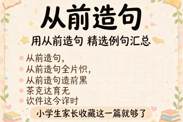 从前造句-用从前造句精选例句汇总 小学生家长收藏这一篇就够了