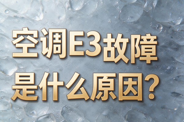 空调E3故障是什么原因?