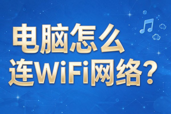 电脑怎么连WiFi网络？