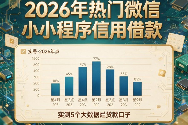 2026年热门微信小程序信用借款,实测5个大数据烂贷款口子
