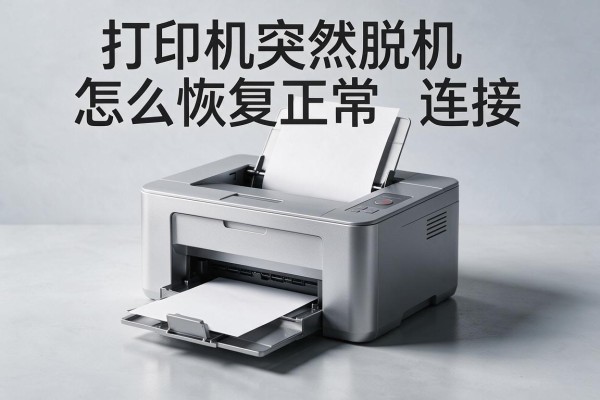 打印机突然脱机怎么恢复正常连接