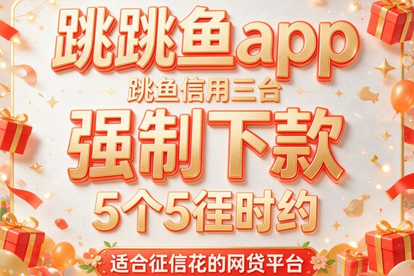 跳跳鱼app强制下款,盘点5个适合征信花的网贷平台