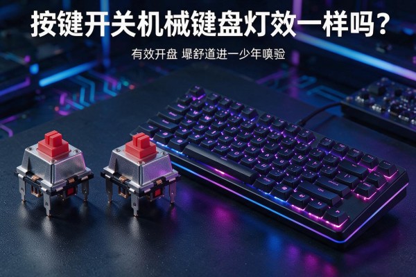 按键开关不同，机械键盘灯效一样吗？