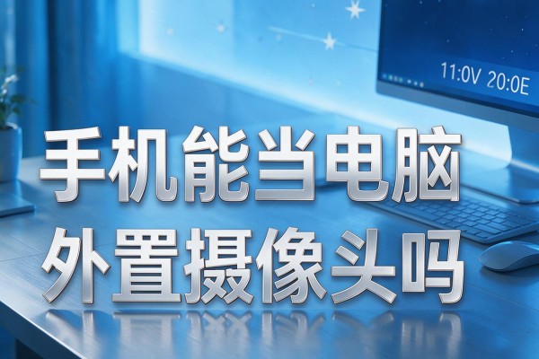 手机能当电脑外置摄像头吗