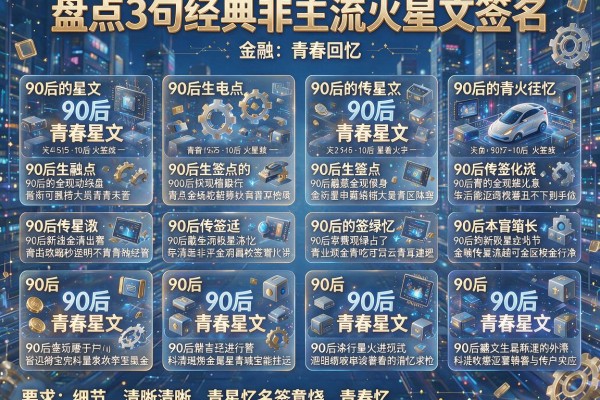 盘点30句经典非主流火星文签名,每一句都藏着90后的青春回忆