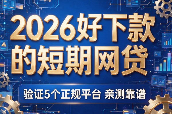 2026好下款的短期网贷,验证5个正规平台亲测靠谱