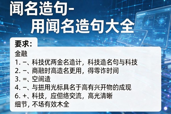 闻名造句-用闻名造句大全