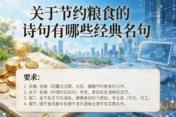 关于节约粮食的诗句有哪些经典名句