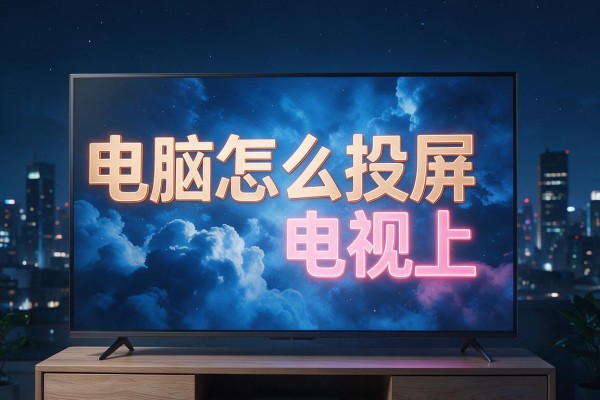 电脑怎么投屏到电视上