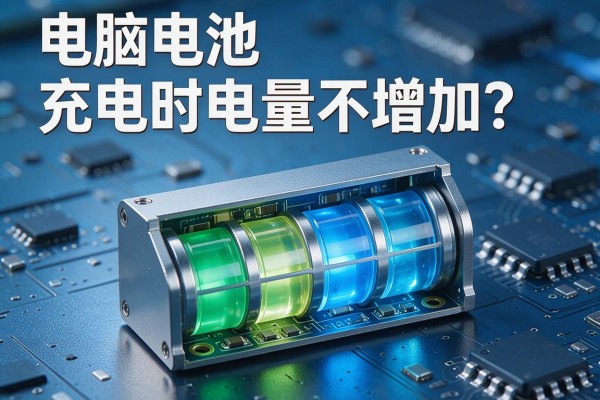 电脑电池充电时电量不增加？