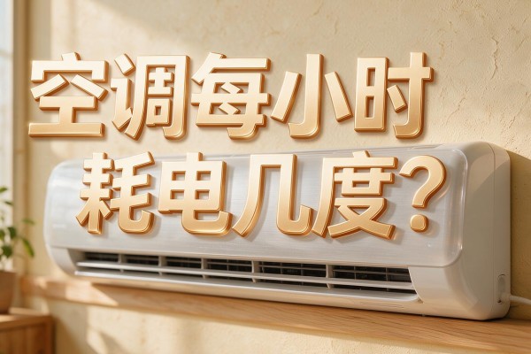 空调每小时耗电几度?