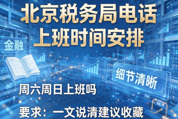 北京税务局电话及上班时间安排,周六周日上班吗一文说清建议收藏