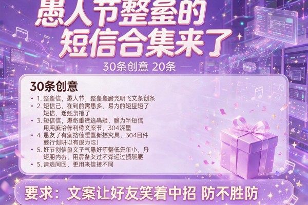 愚人节整蛊的短信合集来了 30条创意文案让好友笑着中招防不胜防