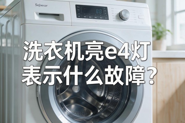 洗衣机亮e4灯表示什么故障?