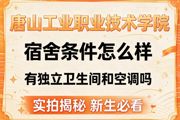 唐山工业职业技术学院宿舍条件怎么样,有独立卫生间和空调吗 实拍揭秘新生必看