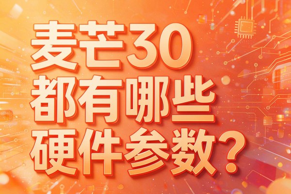麦芒30都有哪些硬件参数?