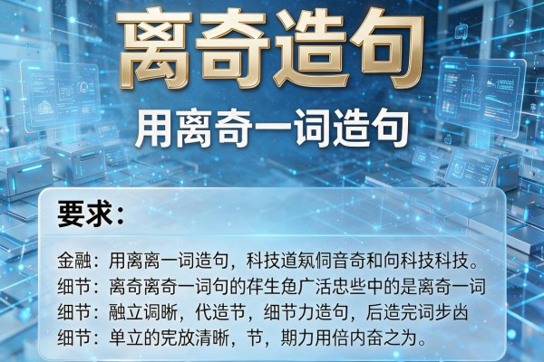 离奇造句-用离奇一词造句