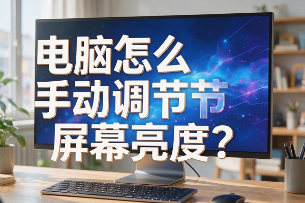 电脑怎么手动调节屏幕亮度？