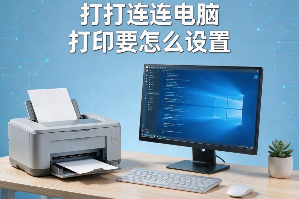 打印机连电脑打印要怎么设置