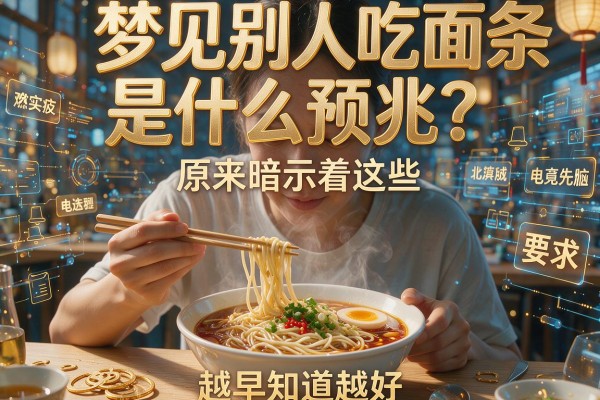 梦见别人吃面条是什么预兆？原来暗示着这些，越早知道越好