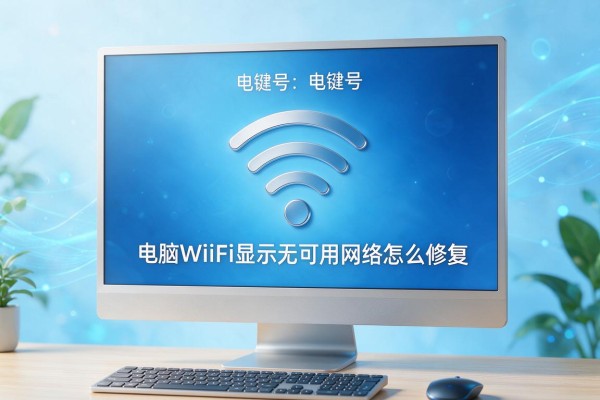 电脑WiFi显示无可用网络怎么修复