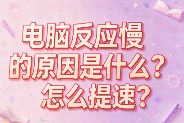 电脑反应慢的原因是什么?怎么提速?