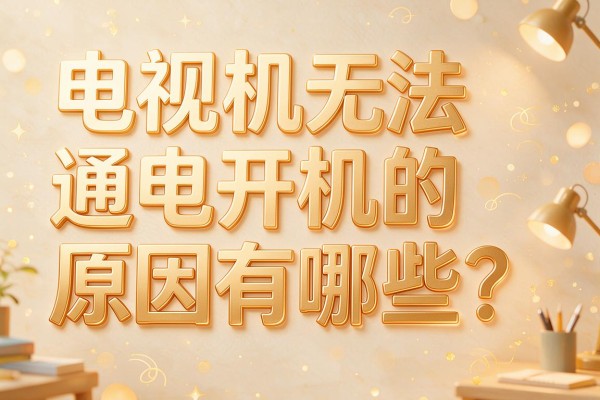 电视机无法通电开机的原因有哪些?