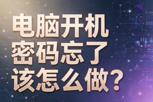 电脑开机密码忘了该怎么做？