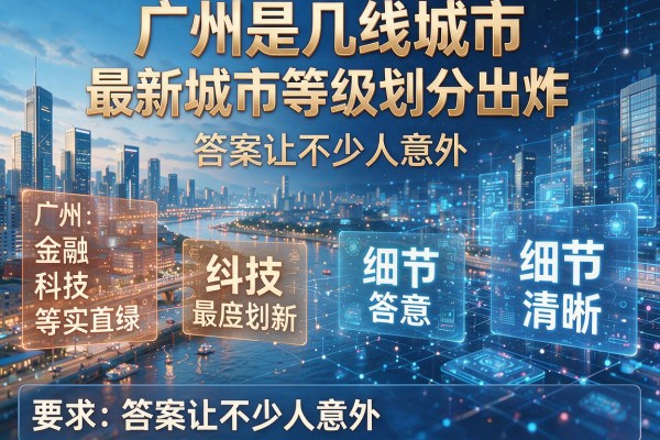 广州是几线城市 最新城市等级划分出炉 答案让不少人意外