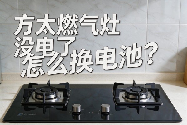 方太燃气灶没电了怎么换电池？