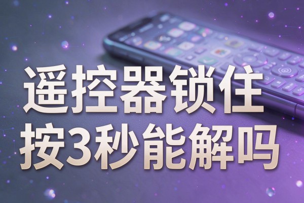 遥控器锁住按3秒能解吗