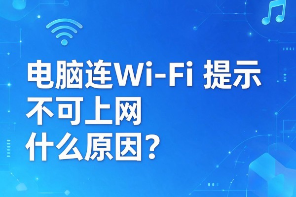 电脑连WiFi提示不可上网什么原因?