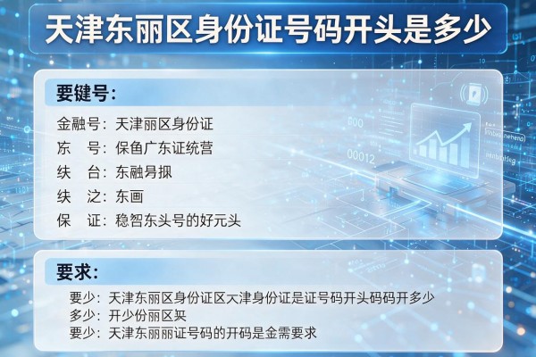 天津东丽区身份证号码开头是多少