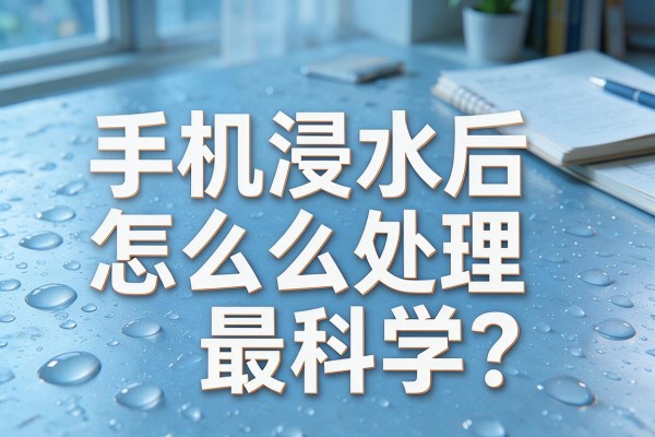 手机浸水后怎么处理最科学?