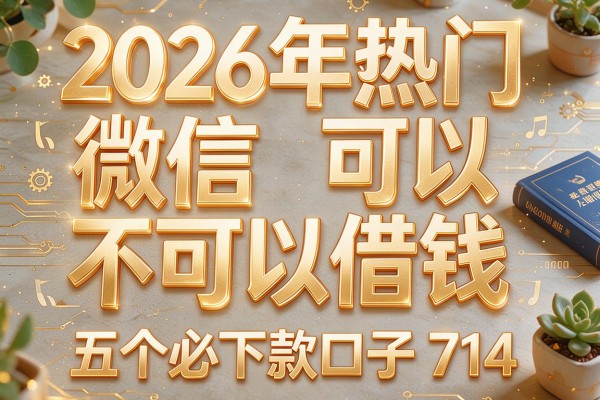 2026年热门微信可以不可以借钱,揭秘五个必下款口子714