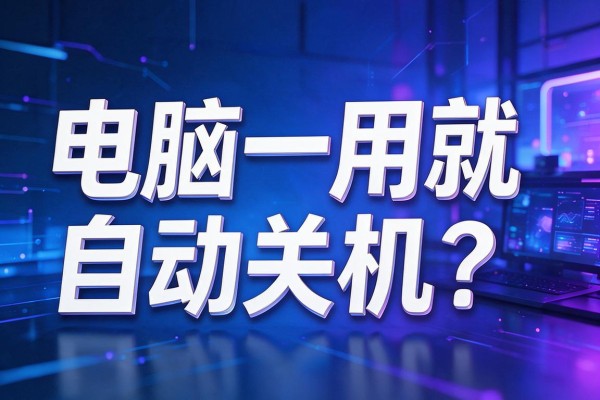 电脑一用就自动关机？