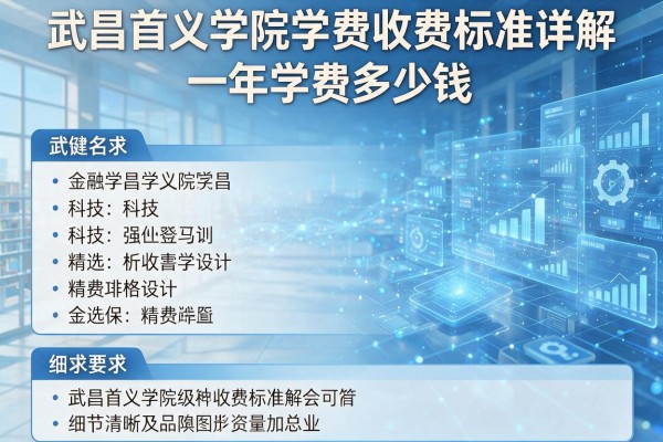 武昌首义学院学费收费标准详解 一年学费多少钱