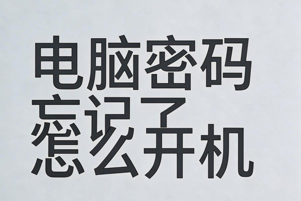 电脑密码忘记了怎么开机