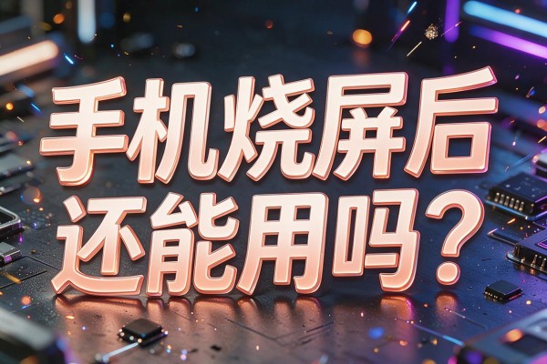 手机烧屏后还能用吗？
