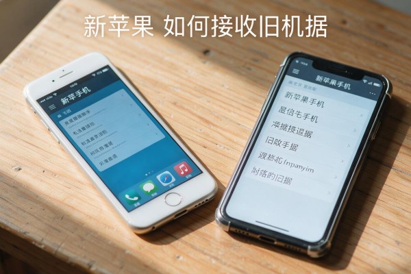 新苹果手机如何接收旧机数据