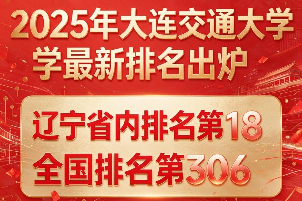 2025年大连交通大学最新排名出炉 辽宁省内排名第18全国排名第306